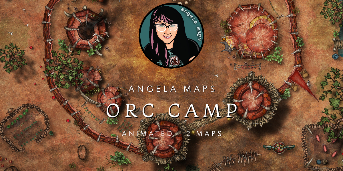 Orc Camp - Village animated map pack with Foundry VTT support – JPG ...